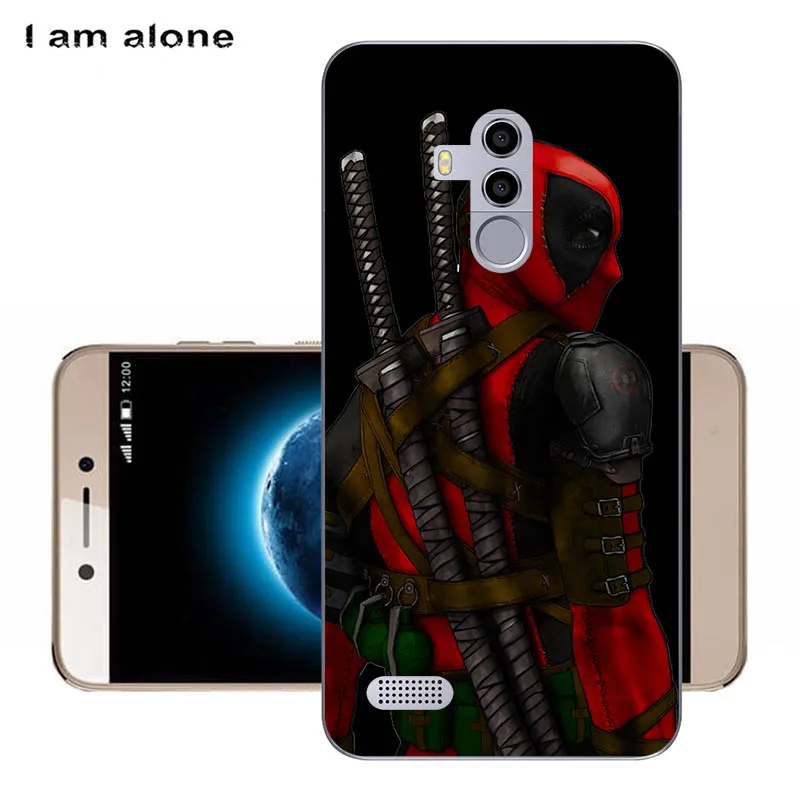 Чехол для телефона I am alone для Leagoo T8s 5,5 дюйма, мягкий ТПУ мобильный Модный чехол с мультяшным принтом для Leagoo T8s, сумки - Цвет: Solf TPU W47