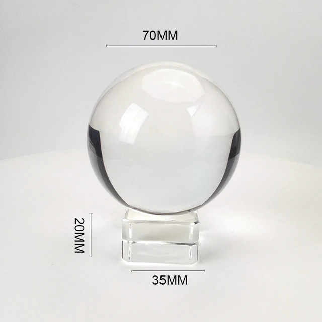 DFGDFG Photography Glass Crystal Ball 80mm 100mm Sphere Photography Photo  Shooting Props Lens Clear Round Artificial Ball Decor Gift (Color : Green