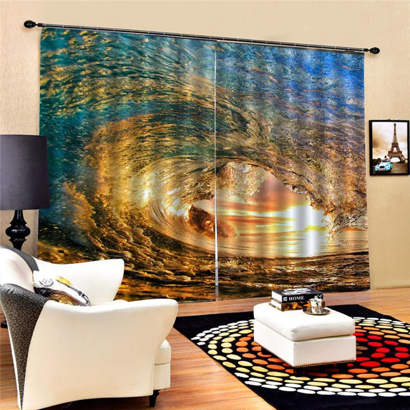 Surfing Curtain Tapestry Polyester Hanging Home Decoration Digital Print Curtain For Badroom 3D Blackout for Living room Oct29 Surfing Curtain Tapestry Polyester Hanging Home Decoration Digital Print Curtain For Badroom 3D Blackout for Living room Oct29
