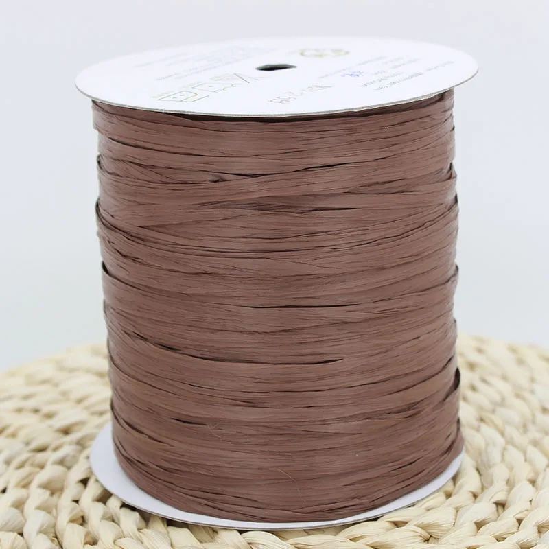 

2018 New Arrival 250M/Ball Cotton Straw Yarn For Handmade Handbag Hat Crochet thread for Diy Handcraft Packing Sewing Supplies