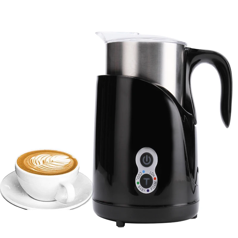 

Electric Milk Foamer Fully Automatic Household Foam Maker for Espresso Coffee Latte Cappuccino Cold /Hot Milk Frother Fancy Tool