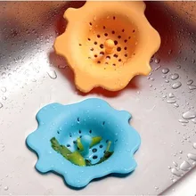 1 шт. красочные силиконовые кухонные канализационный фильтр для Раковины Сливные волосяные дуршлаги и сетчатые фильтры для ванной комнаты Кухонные гаджеты аксессуары