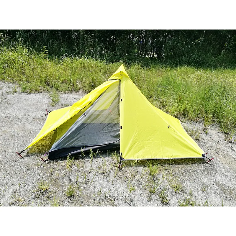 1.45kg Ultralight Waterproof Two-Layer No-pole UL Pyramid Tent 1.45kg Ultralight Waterproof Two-Layer No-pole UL Pyramid Tent