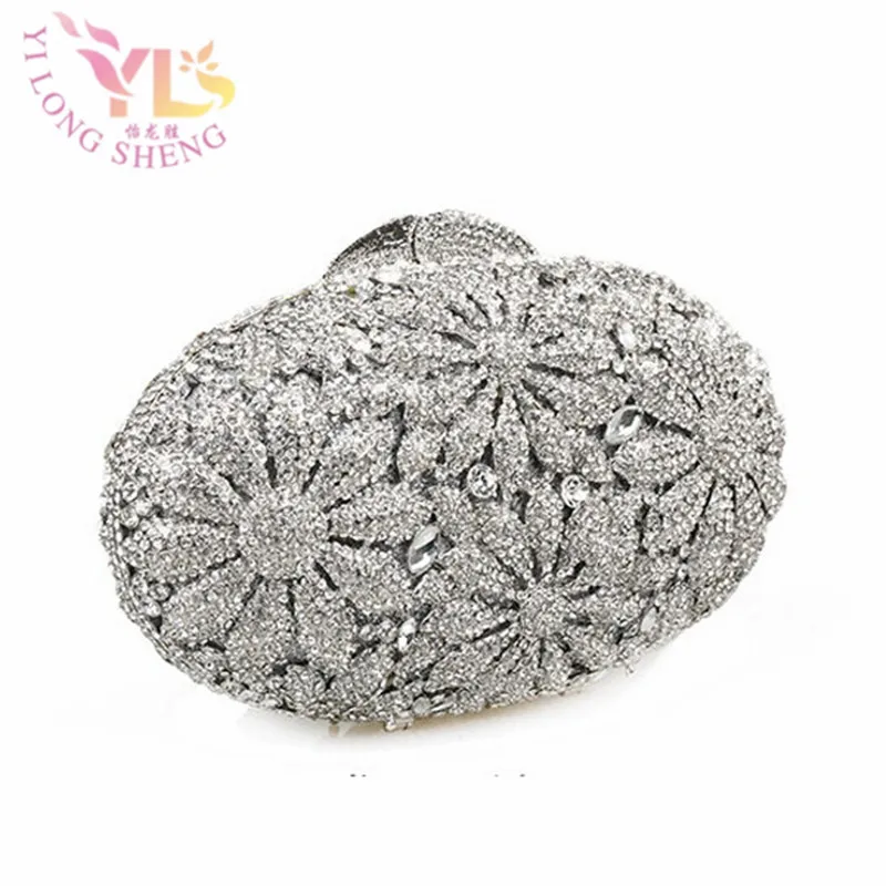 

Sparkling Multi Crystal Evening Clutches Women With Rhinestones Bridal Purses Wedding Prom Box Clutch Bag Handbags YLS-F48