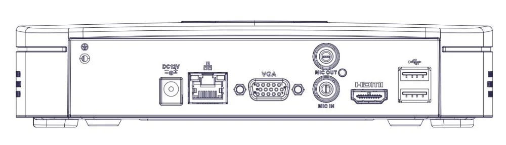 Dahua NVR4104-4KS2 NVR4108-4KS NVR4116-4KS2 4/8/16 Channel Smart 1U 4K&H.265 Lite Network Video Recorder