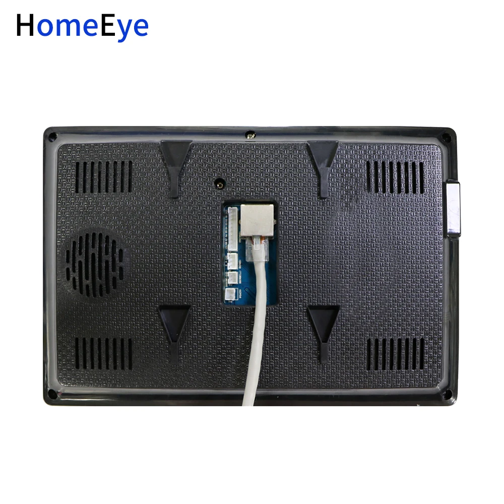 HomeEye 7'' 720P WiFi IP Video Door Phone Smart Video Intercom Home Access Control System Password/RFID Card + POE Switch 2 to 8