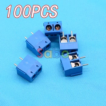 

(100PCS/LOT) 5.08-301-2P 301-2P 2 Pin Screw Terminal Block Connector 5mm Pitch
