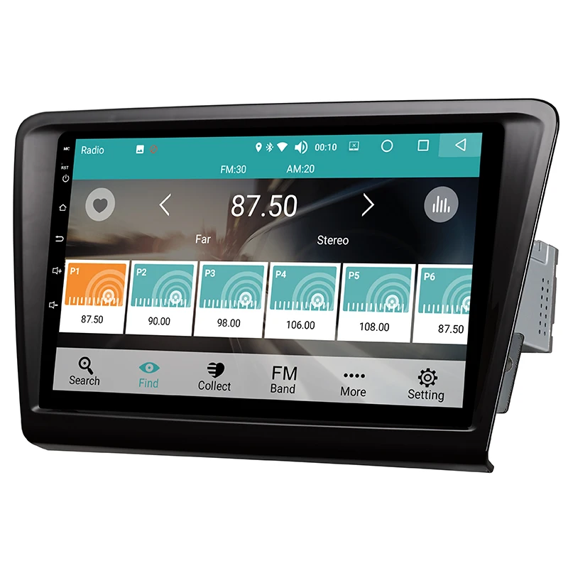 Автомобильный мультимедийный плеер 1 Din Android 8,0 автомобильный DVD для Volkswagen Skoda rapid 2013- " 4G/32G сенсорный экран автомобильный Радио gps