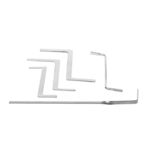 5 шт./компл. Нержавеющая сталь двухрядные натяжения Гаечные ключи инструмент удаления Крючки замок Extractor Набор