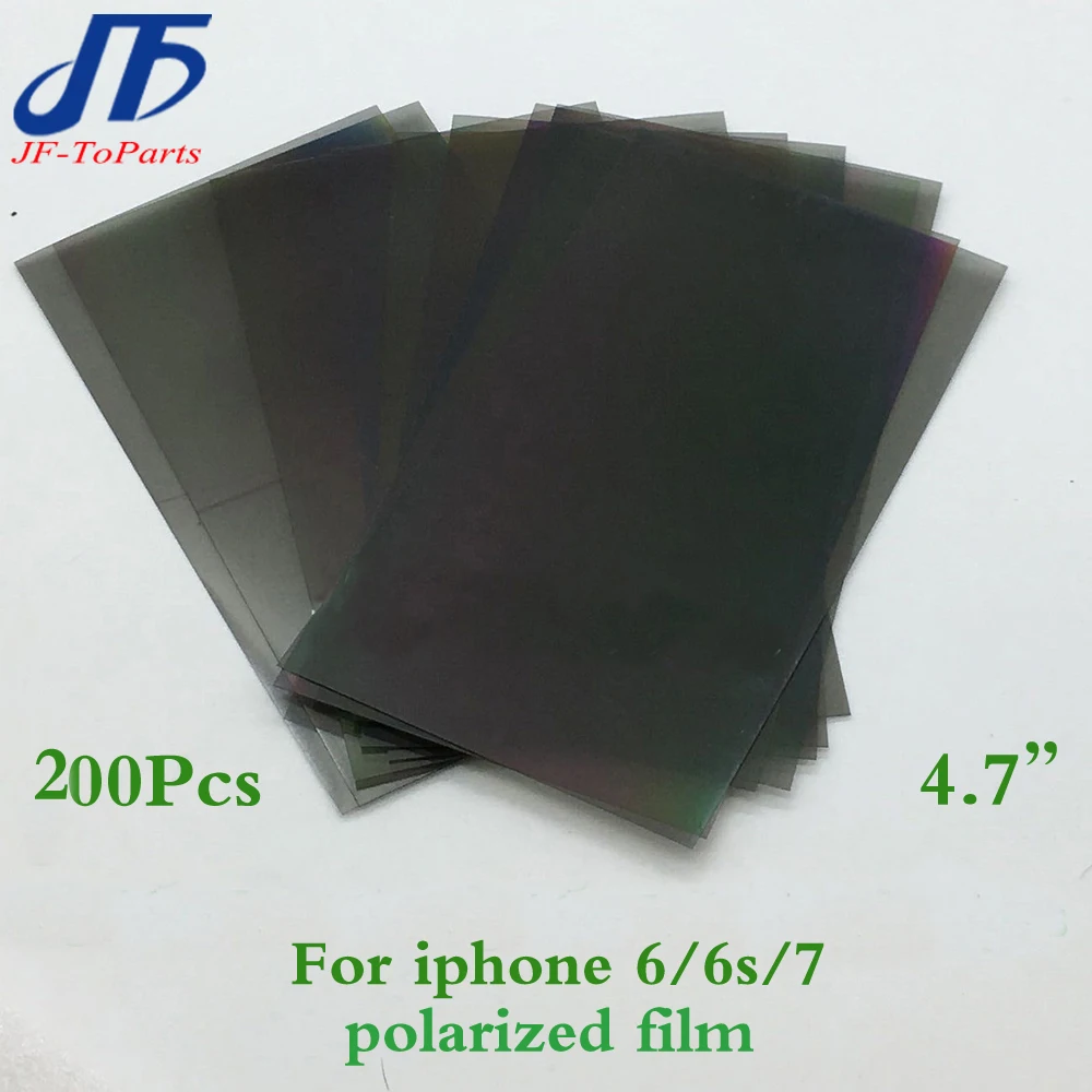 200Pcs New LCD Polarizer Film Polarization replacement for iPhone6 6G 6s 7 4.7" LCD Screen
