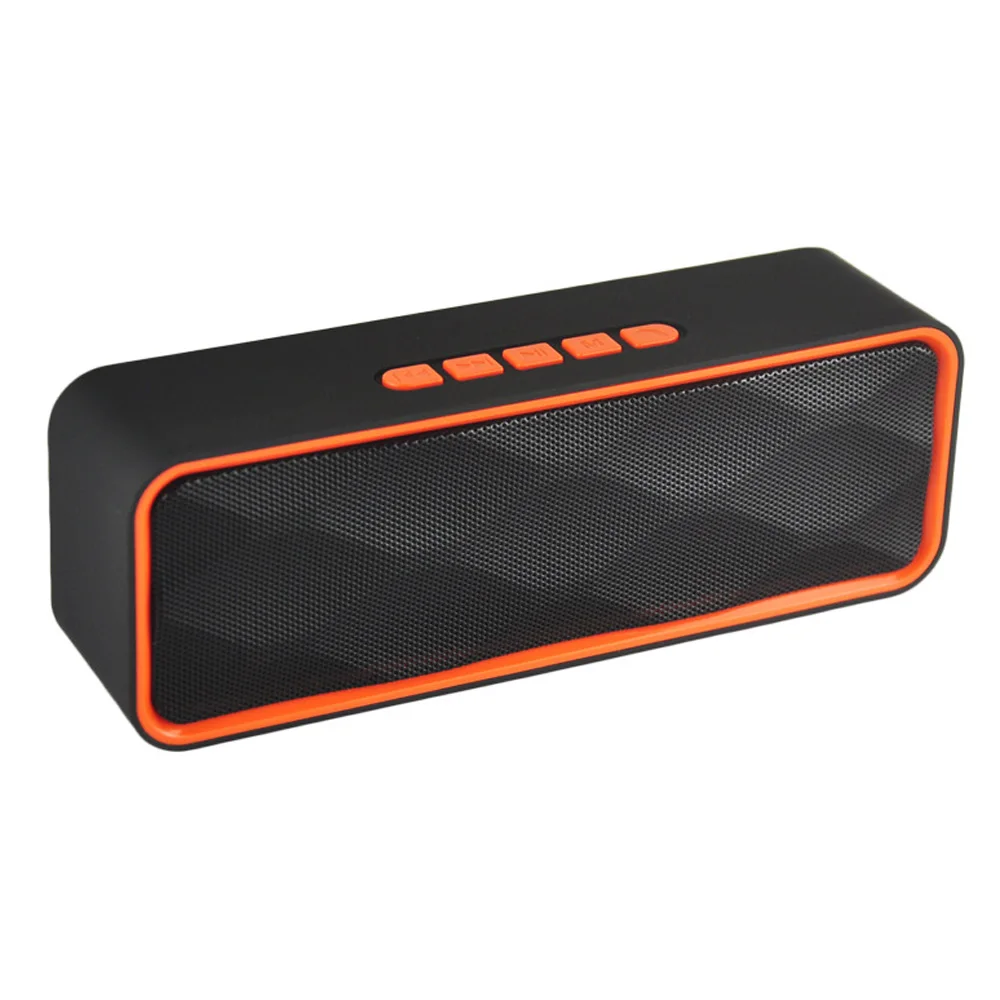 Joinrun беспроводной Bluetooth динамик Портативный громкой связи USB TF карты FM Радио стерео звук двойной сабвуфер плеер - Цвет: Orange