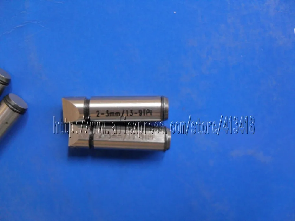 

Metric measuring head 2-3 for Digital Screw Thread Micrometers.V-shaped and knife-edged anvils