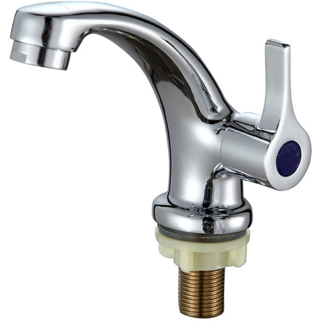 

Free shipping Newly single cold basin sink faucet with deck mounted bathroom faucet by zinc alloy cold basin sink water faucet