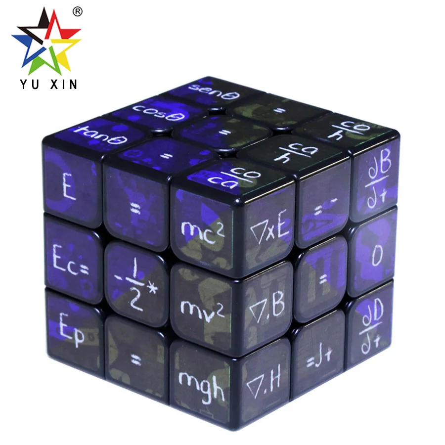 

2019 YUXIN Mini Magic Cube Teaching 3x3x3 Math Formula Speed Rubiks Cube Twist Puzzle Toys For Children Gift Educational Tools