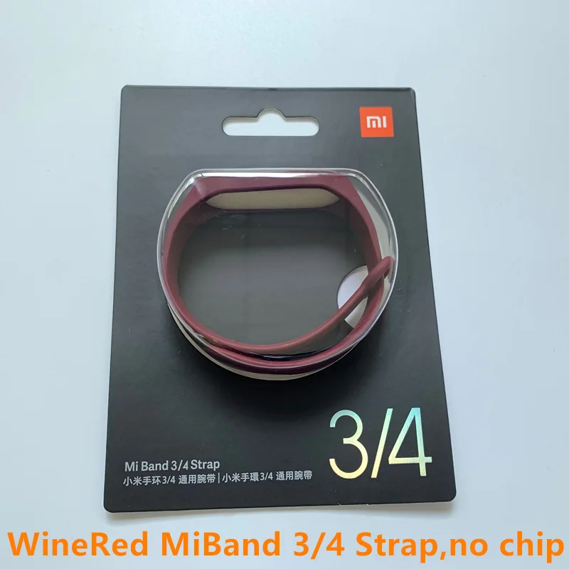 Браслет Xiaomi для Miband 4 3 NFC спортивный ремешок силиконовый ремешок для mi band 4 3 аксессуары браслет Miband4 ремешок 3 - Цвет: wine red