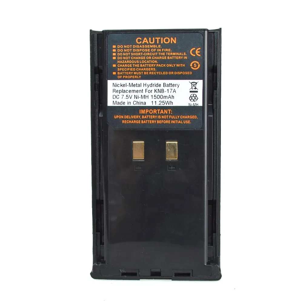 KNB-17A Ni-MH аккумулятор для Kenwood TK-190 TK-290 TK-380 TK-480 TK-5400 TK-280 TK-390 TK-2100 TK-4100 Walkie Talkie Portable Radio |
