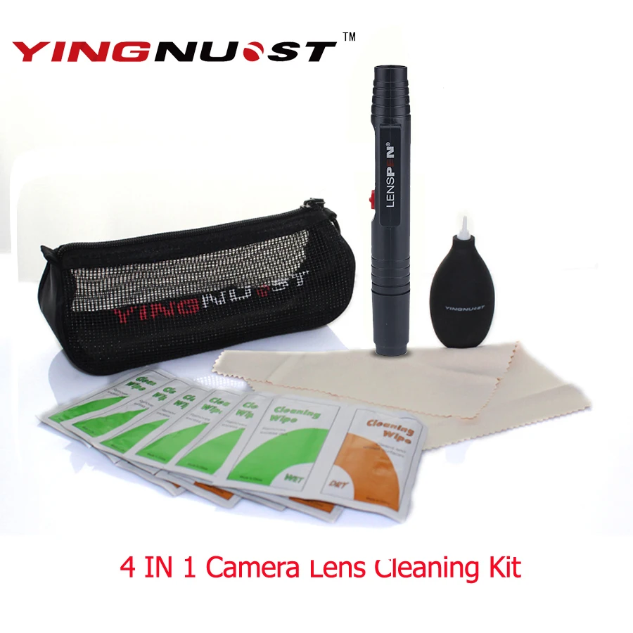 4 in1 Camera Lens Cleaning suit kit set Lens Clean cloth Air Blower