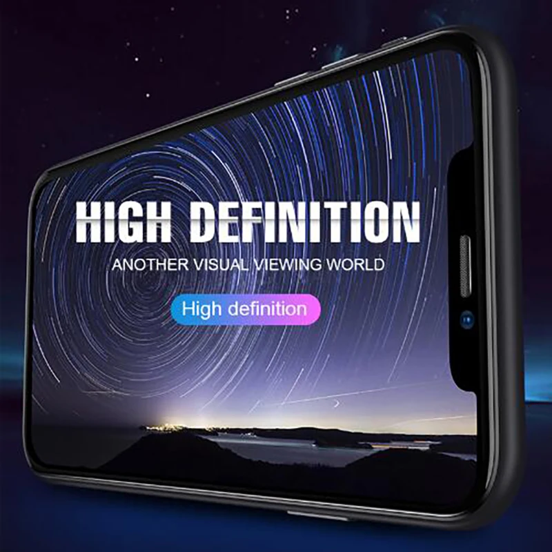 10D protective glass on the for iphone x xr xs max aphone i phone xsmas tempered glas tremp film screen protector full cover 9h