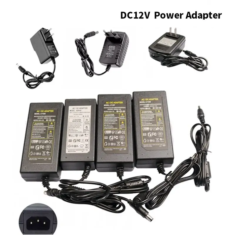 

12V Power Supply DC12V Unit 1A 2A 3A 5A 6A 8A 10A Transformer AC 110V 220V 220 V to DC 12 Volts 12 V LED Driver for LED Strip