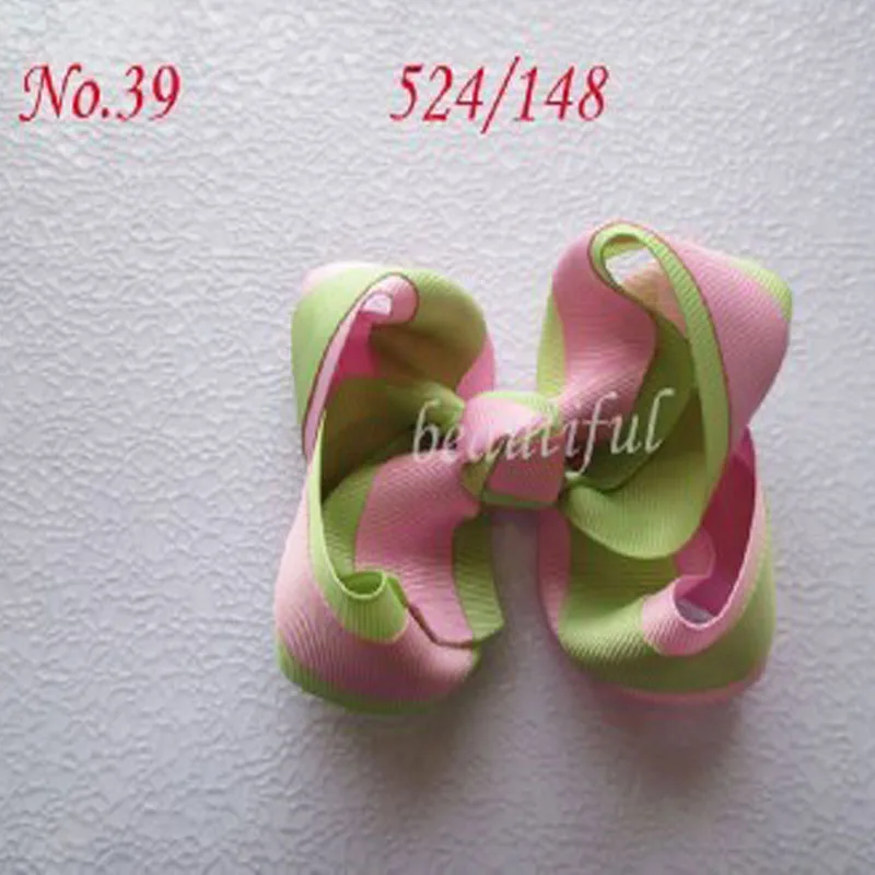 20 BLESSING Good Girl Hair Accessories Baby 4.5" A Blossom Bow Clip 117 No.