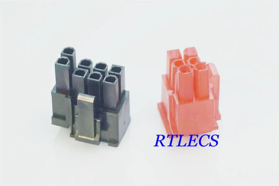 

10pcs 4.20 mm 6+2 PIN 8 Position Plug Housing for Computer Video Graphics Card GPU PCI-E PCIe Power Connector Shell Sliding Rail
