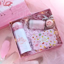 Cocostyles на заказ ins Супер горячая модная розовая Подарочная коробка с термосом шоколад для подруги подарок на день рождения Рождественский подарок