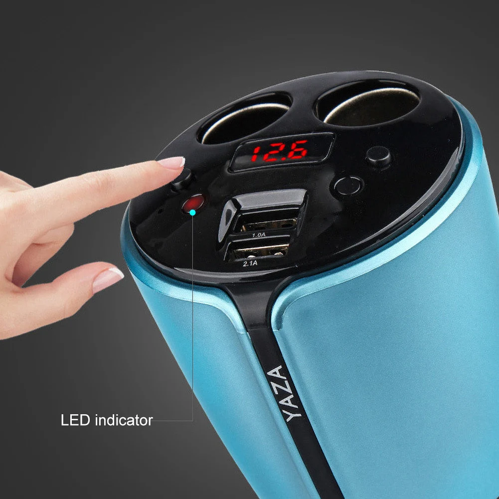 YZD-V9 в форме чашки автомобильный Bluetooth MP3-плеер двойной USB Hands-free fm-передатчик автомобильный телефон планшет зарядное устройство