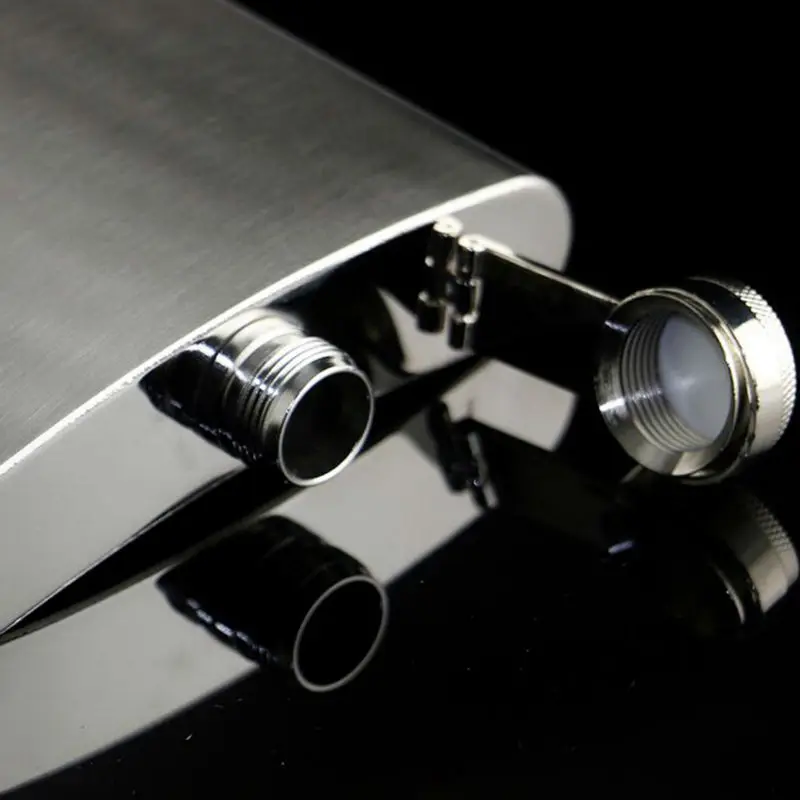 Фляга Mealivos портативная из нержавеющей стали 18 унций с катушкой 1 шт.|stainless steel hip