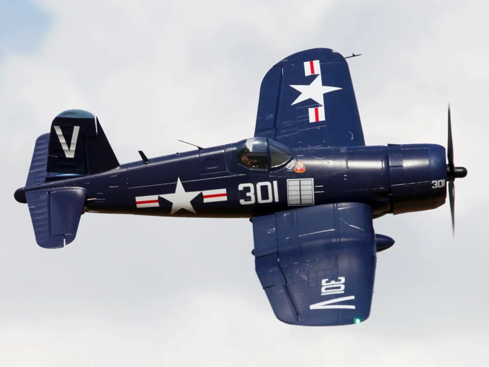 FMS 1700 мм 1 7 м (66 9 дюйма) F4U Corsair 6S 6CH с закрывающимися клапанами убирает PNP