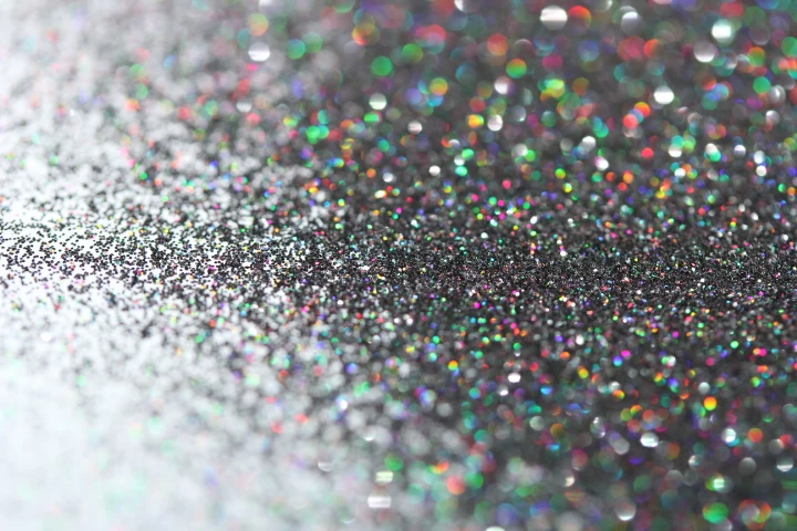 Extra Fine 004 (0.1mm) Rainbow Mirror BLACK Laser Holo Nail Glitter Powder Perfect Shinning Holographic Nails Pigment Dust