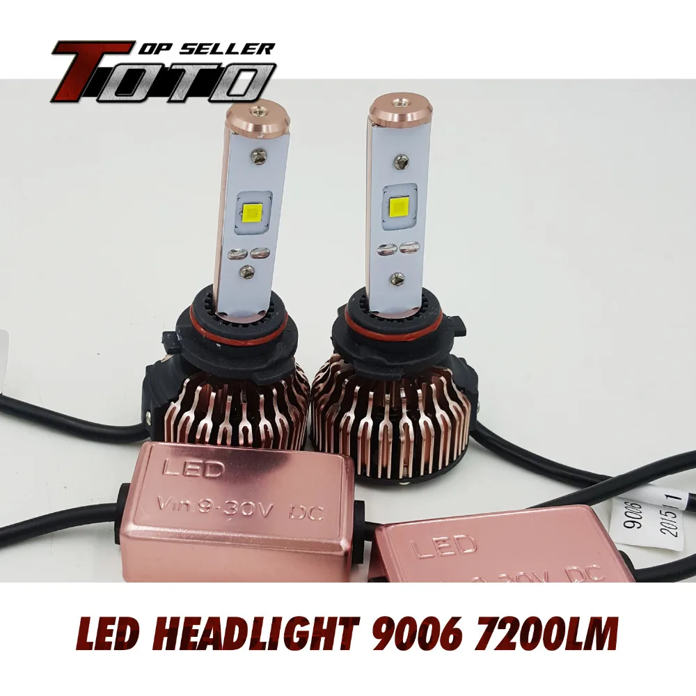 

2x 9006 HB4 60W/Set 7200LM LED Car White 6000K Fog Driving Headlight Conversion Kit Bulbs w/ Fans Cooling Better than HID