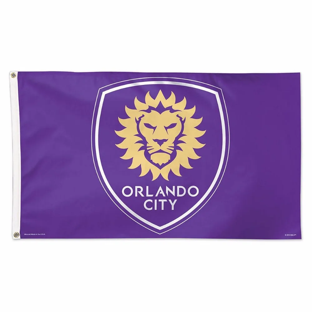 OrlandoCitySCLargeIndoorOutdoorFlagBannermetalholesCustom