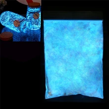 10 г флуоресцентная пудра для ногтей блестки для украшения ногтей пыль светится в темноте Флуоресцентный порошок пигмент