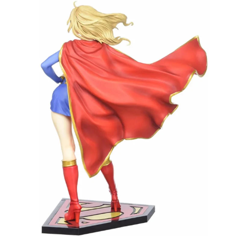 Горячая Аниме Фигурка 21 см DC Comics bisuhujo статуя Супергерл возвращается мультяшная игрушка фигурка Коллекция Модель Кукла Подарки