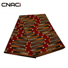 CNACI новейшая традиционная африканская одежда Гарантированная настоящий воск Африканский настоящий воск ткань с принтом 6 ярдов Анкара платья Формальные