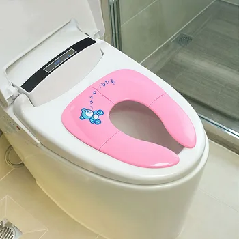 

MrY Baby Travel Folding Potty Seat Toddler Portable Toilet Training Seat Children Urinal Cushion Kids Pot Chair Pad Mat New