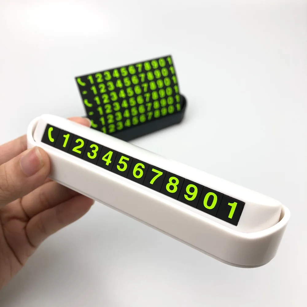 Car Styling Temporary Parking Card For Citroen DS-series C-Quatre C-Triomphe Picasso C1 C2 C3 C4 C4L C5 Xsara Cactus Elysee