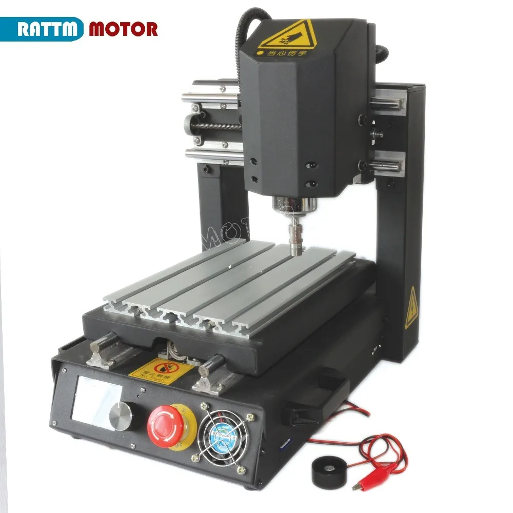 DE free VAT Desktop 3 Axis 2030 CNC Router Engraving Milling Machine with Emergency stop High-strength steel + 400W Spindle