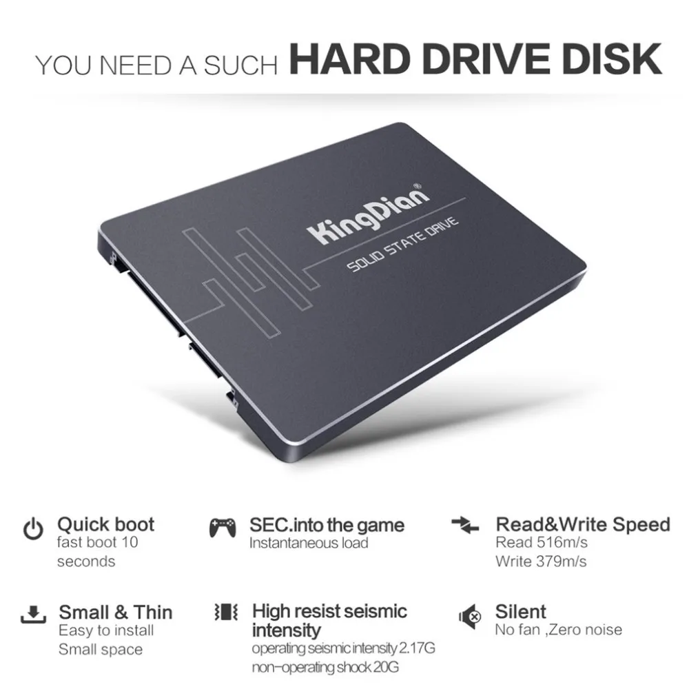 

SATA3 2.5 Inch Hard Drive Disk Super High Speed Super Quiet Solid HD HDD Disk Flash Memory For PC Laptop