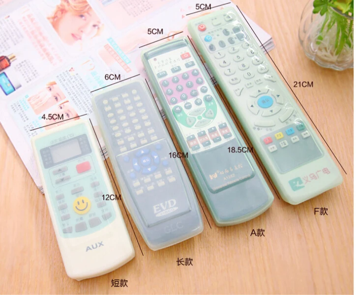 

4size Silicone Remote Control case for TV/Air Condition, Protective cover,dustproof Waterproof Storage bag free ship,S1