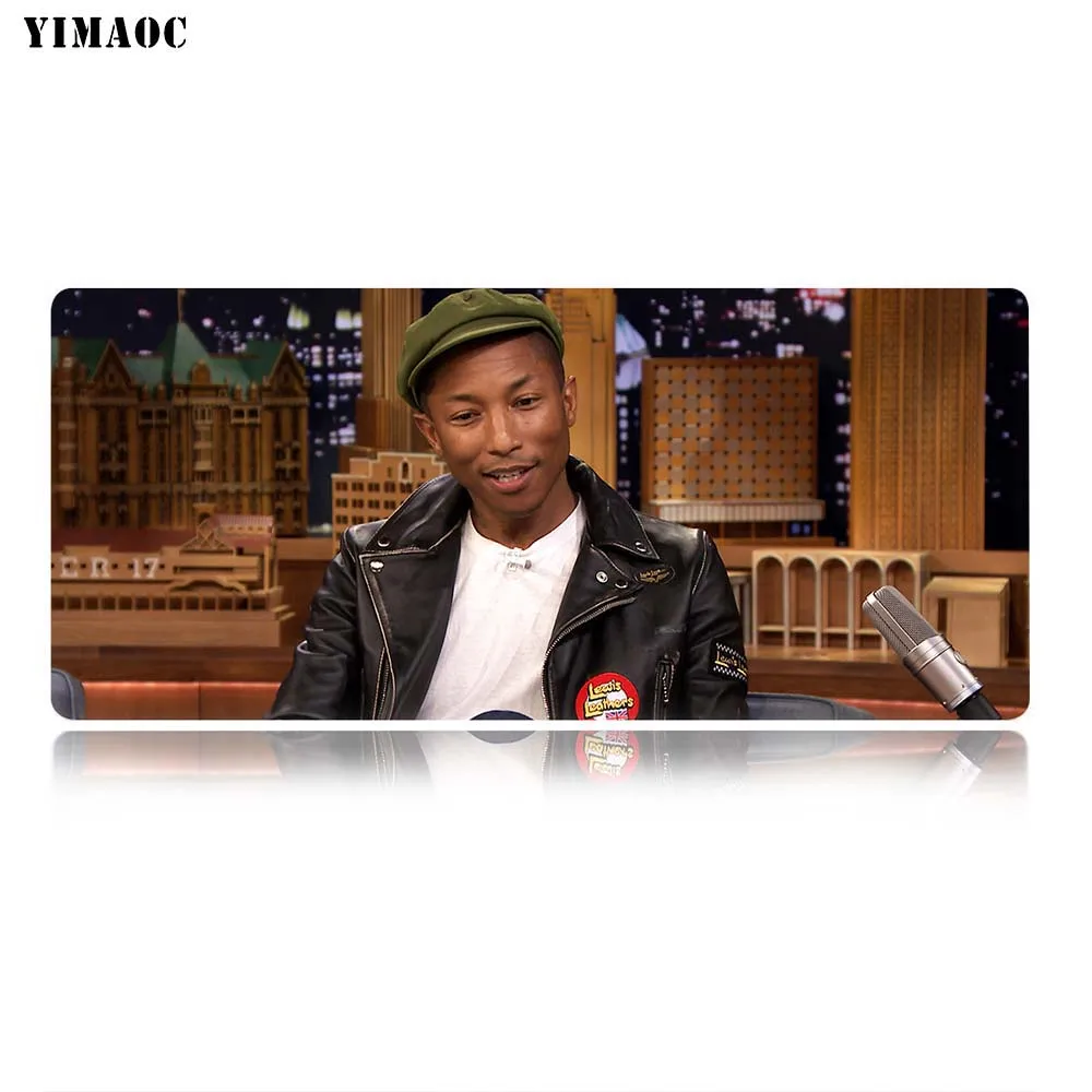 Коврик для мыши YIMAOC Pharrell jamams 40x90 см Коврик для компьютерной мыши Противоскользящий натуральный резиновый игровой коврик для мыши