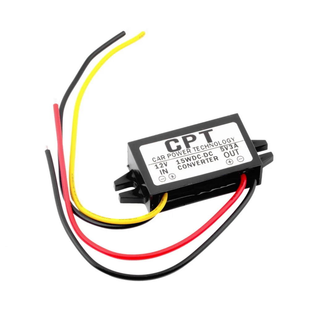 

15W CPT-UL-1 DC Converter Regulator 12V to 5V 3A Car Led Display Power CPT Car Power Step Down Regulator Support Drop Shipping
