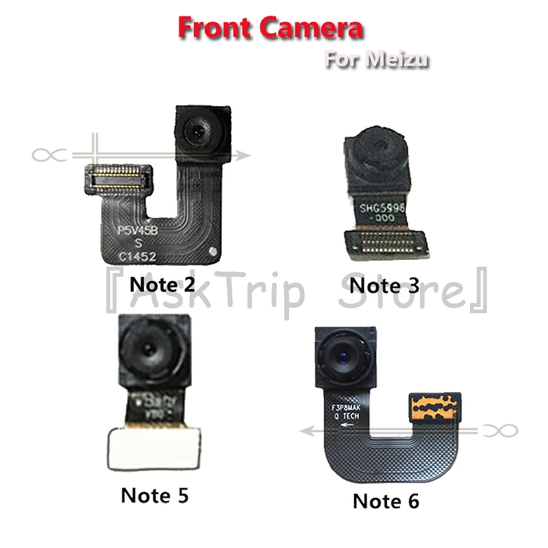 

100% New Tested Facing Front Small Camera Module Flex Cable Proximity Sensor Repair Parts For Meizui Note 2 3 5 6