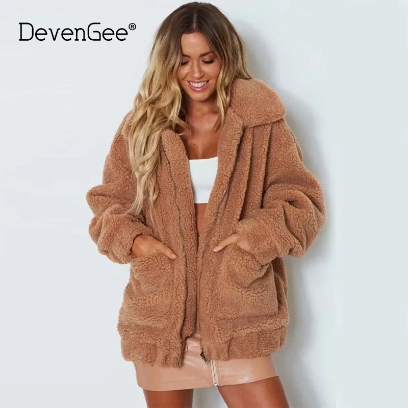 Aliexpress.com : Buy DevenGee Plus Size Fleece Faux