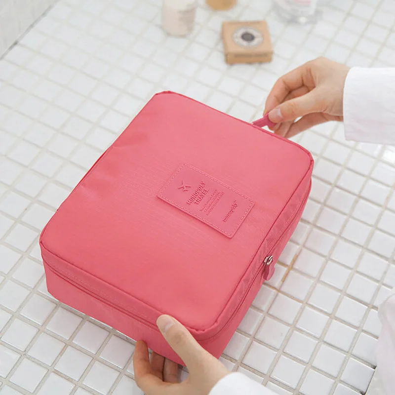 

High Quality Travel Cosmetic Bags Fashion Waterproof Multifunction Makeup Storage Bag Toiletry Bag For Men Women Free Shipping