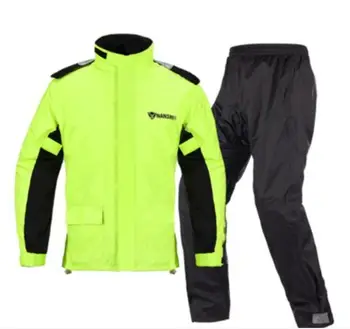 

Motorcycle Riding Raincoat set Raincoat rain pants single split adult men and women thin reflective raincoat summer