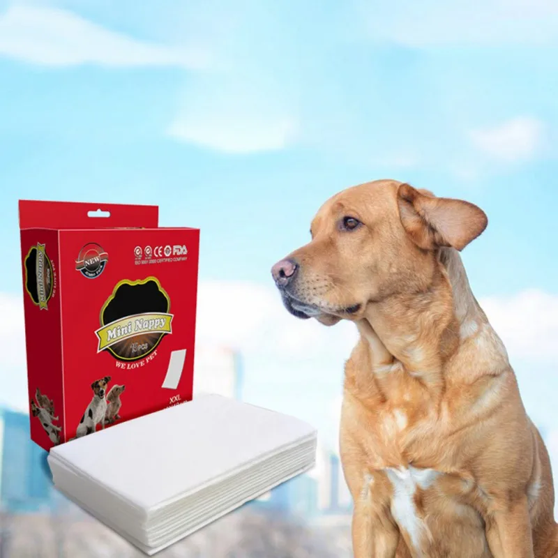 

10pcs/set Disposable Female Dog Diapers With Extra Detachable Diaper Pads Preventing Leaks Wraps For Female Dog Diaper Pads