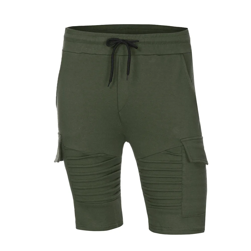 Green Новинка, модные мужские шорты, дышащие, для пляжа, серфинга, бега, спорта, высокое качество, W315 - Цвет: Green