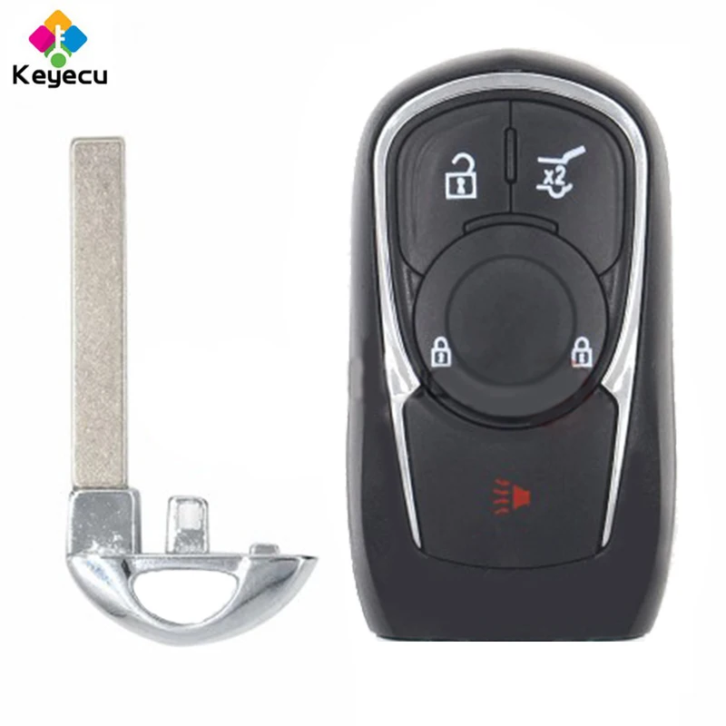 KEYECU пара модифицированный флип Keyless Go умный пульт дистанционного управления автомобильный ключ с чипом 315 МГц и ID46-брелок для Chevrolet/Buick/Opel