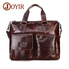 Joyir Пояса из натуральной кожи Для мужчин сумка Для мужчин Мужские Портфели мужские кожаные бизнес ноутбук Сумки через плечо Для мужчин s сумка и 53